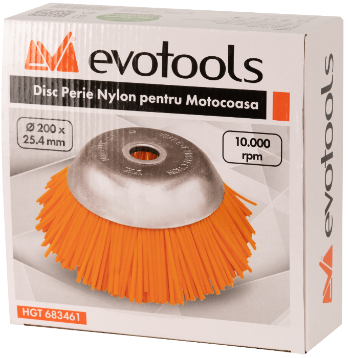 Disc motocoasa perie Nylon EvoTools 200 mm | PT Vest [1]