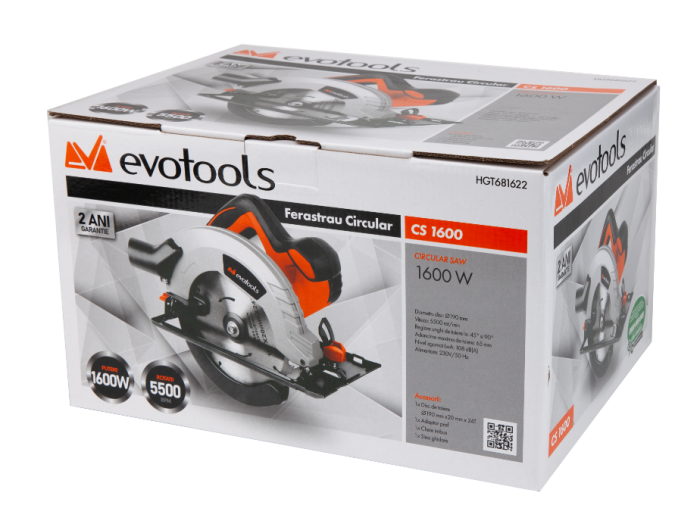 Ferastrau Circular CS1600 EvoTools 1600W | PT Vest [2]