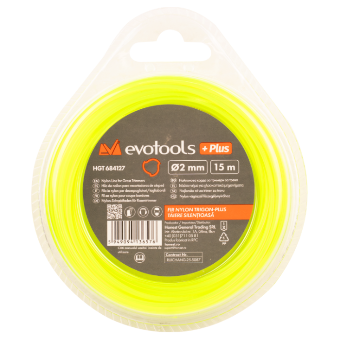 Fir motocoasa Trigon 2.7 mm x 15 m EvoTools | PT Vest [2]