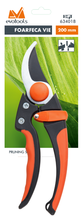 Foarfeca vie EvoTools 200 mm, manere curbate | PT Vest [2]