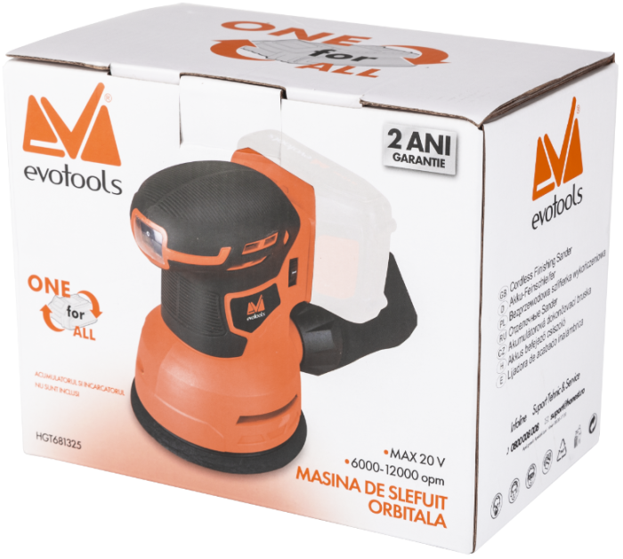 Masina slefuit EvoTools MAX 20V 125 mm | PT Vest [2]