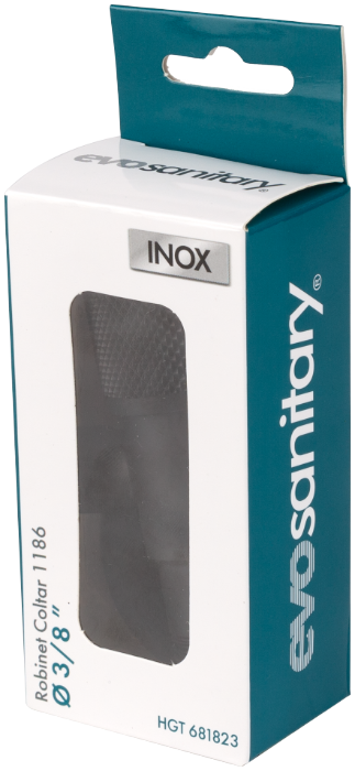 Robinet coltar EvoSanitary inox negru 1/2 | PT Vest [2]
