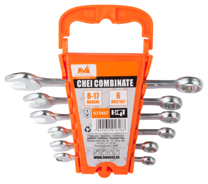 Set 6 chei combinate EvoTools 8-17 mm | PT Vest [2]