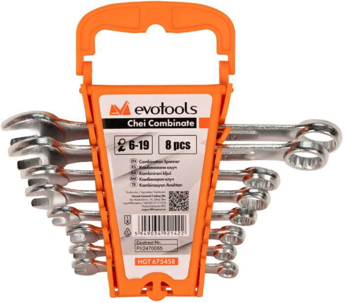 Set 8 chei combinate EvoTools 6-19 mm | PT Vest [2]