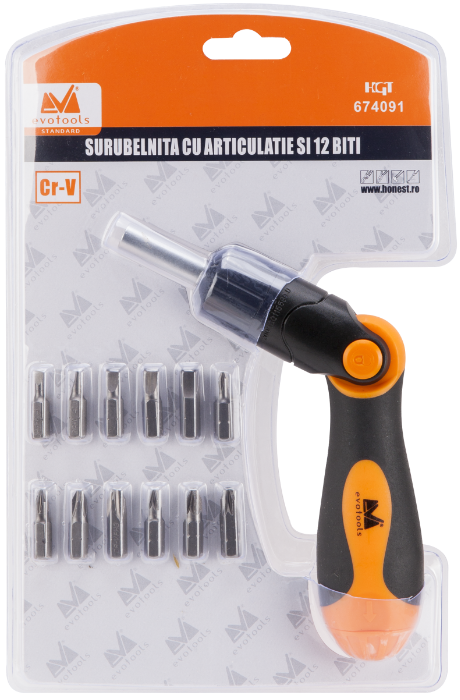 Surubelnita cu articulatie EvoTools 13 piese | PT Vest [2]