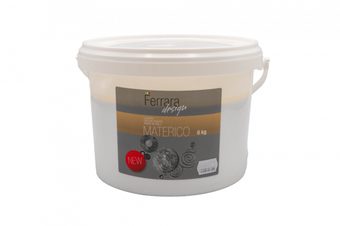 Tencuială decorativă de interior Materico XT Ferrara Design, albă, 6 kg [2]