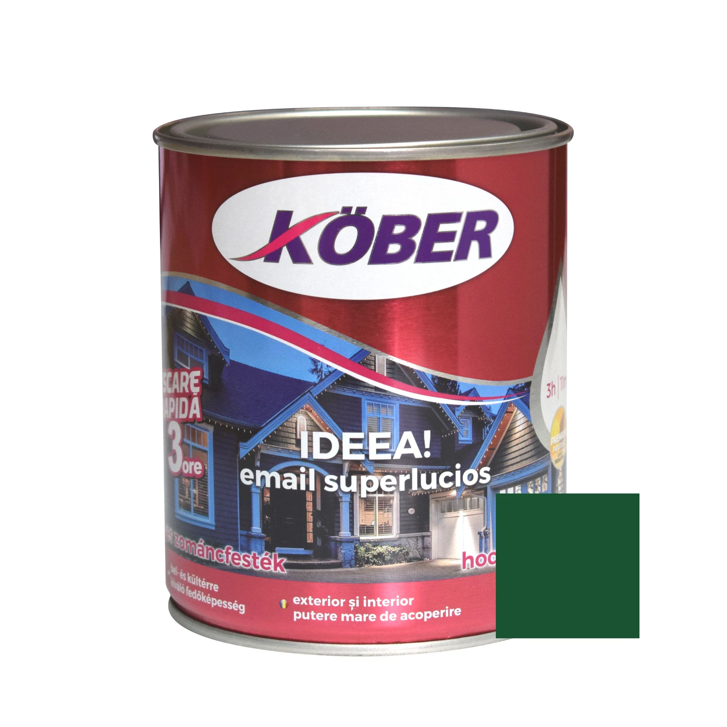 Vopsea Kober Ideea Verde Mediu 0,75 L | PT Vest [1]