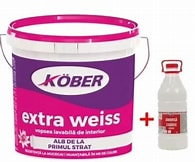 Vopsea Köber Extra Weiss 15 L + Amorsă 3 L | PT Vest [1]
