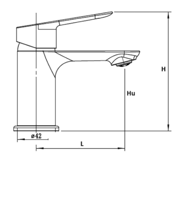 Baterie lavoar 2025 EvoSanitary 98 x 90 x 96 mm | PT Vest [4]