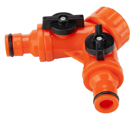 Casa si Menaj - Adaptor Y furtun cu clapeta 3/4" EvoTools | PT Vest