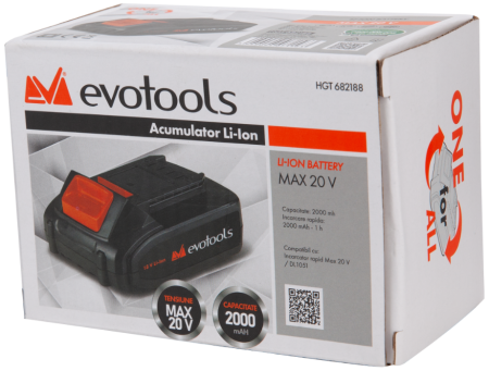 Acumulator Li-Ion MAX 20V 2000mAh EvoTools | PT Vest [1]