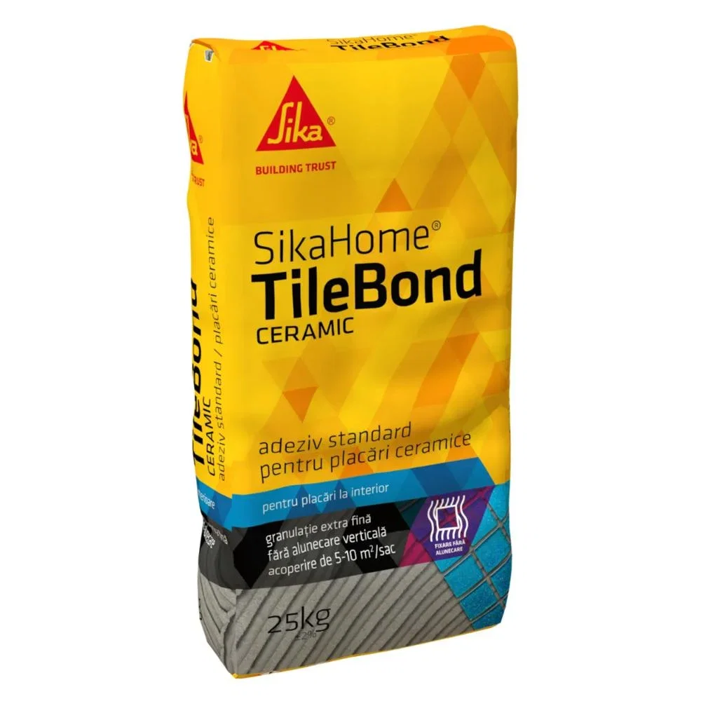 Adezivi - Adeziv SikaHome TileBond Ceramic, gri, 25 kg | PT Vest