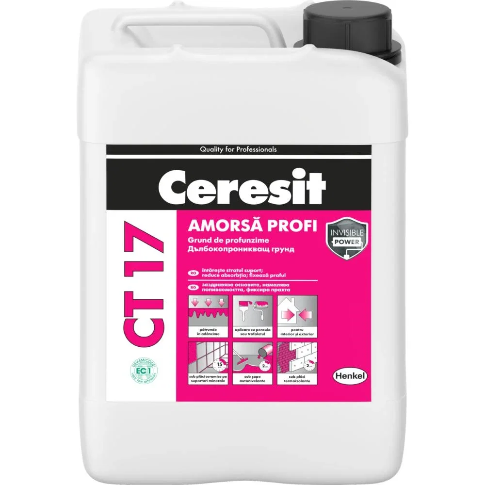 Var - Amorsă Ceresit CT 17, interior/exterior, 10 L | PT Vest