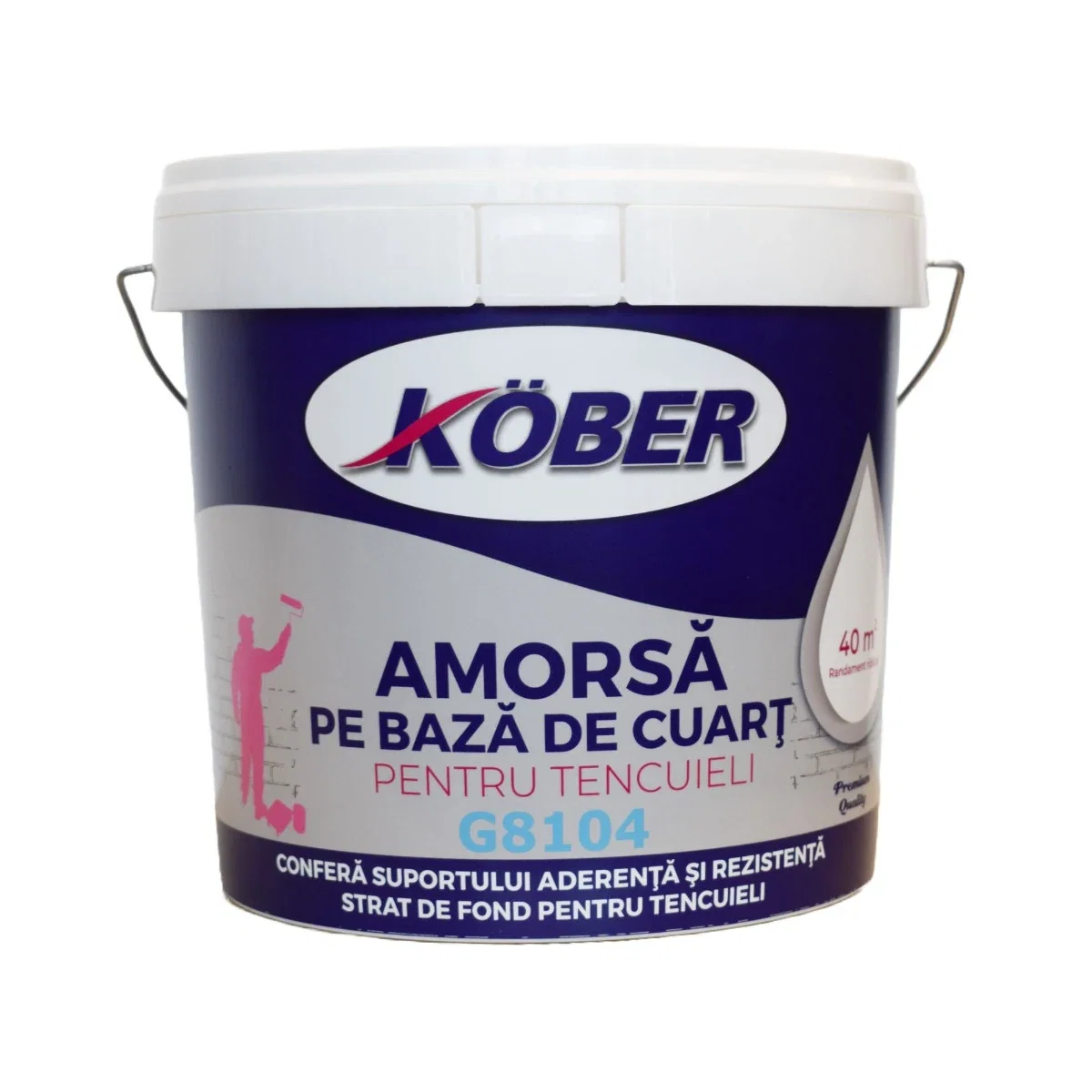 Vopsea si tencuieli decorative - Amorsă Perete Kober G8104 8 kg | PT Vest
