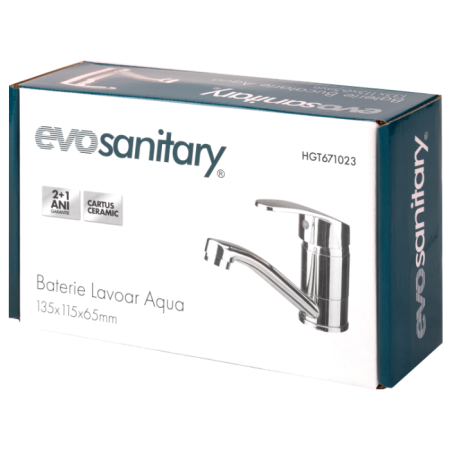 Baterie bucatarie Aqua EvoSanitary 205 x 115 x 105 mm | PT Vest [1]