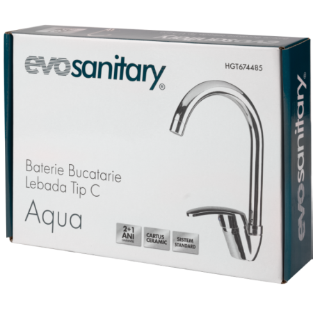 Baterie bucatarie Lebada Tip U Aqua EvoSanitary | PT Vest [1]