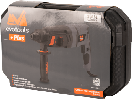 Ciocan Rotopercutor RH 800 EvoTools 800W 3J | PT Vest [1]
