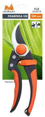 Foarfeca vie EvoTools 200 mm, manere curbate | PT Vest [1]