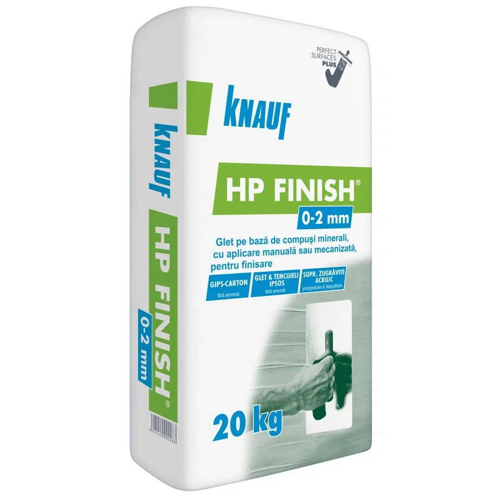 Tencuieli si mortare - Glet Finisaj Knauf HP FINISH, 20 kg | PT Vest