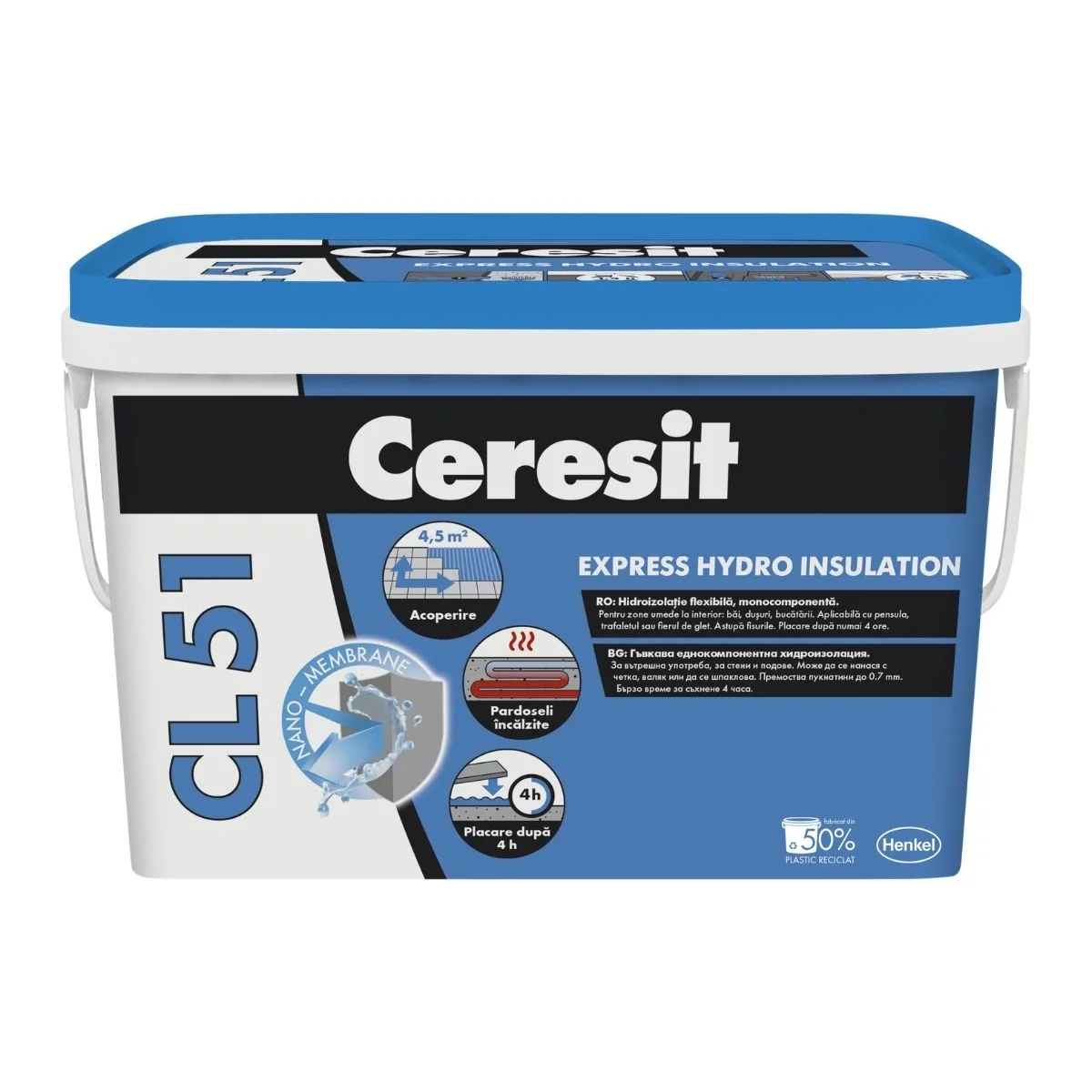 Hidroizolatii - Hidroizolație Ceresit CL 51 5 kg | PT Vest