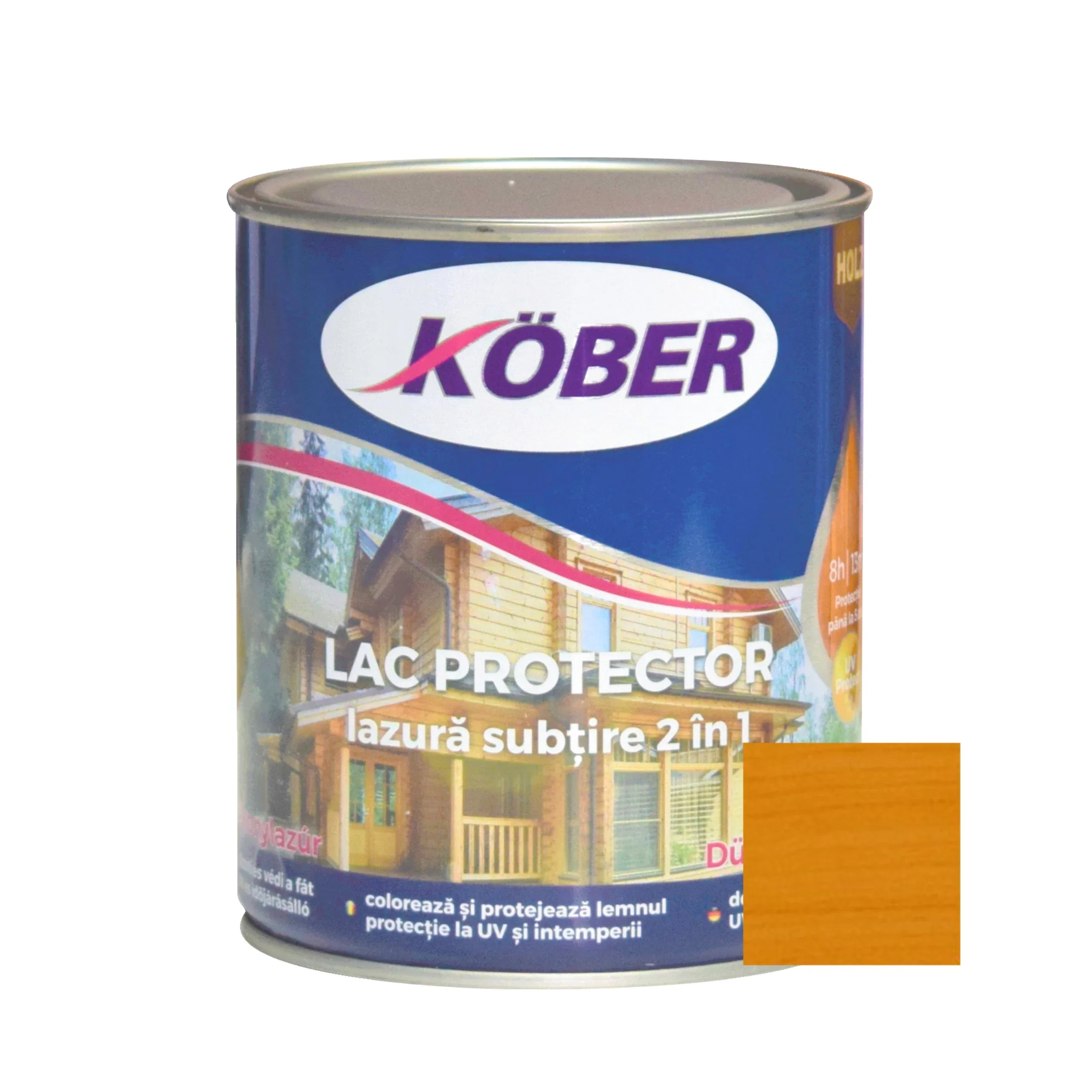 Lacuri - Lac Lazură Kober 2 în 1 Stejar 0,75 L | PT Vest