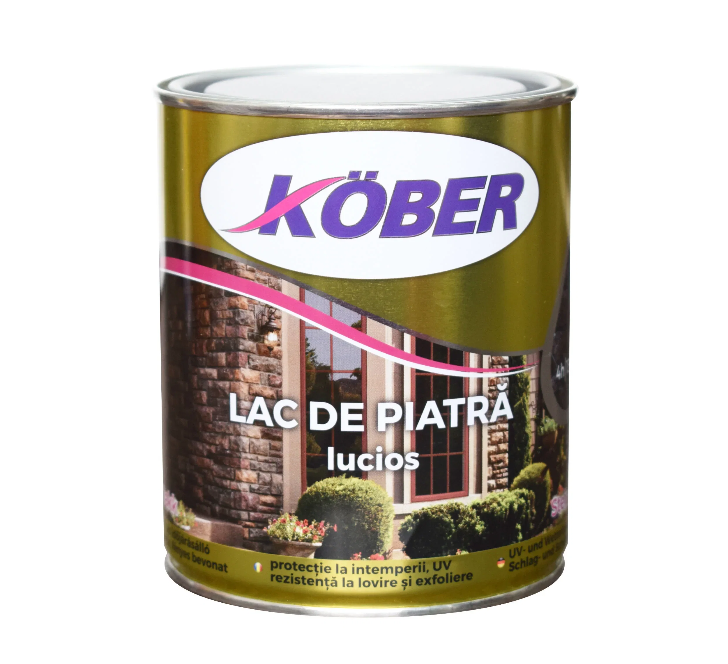 Vopsea si tencuieli decorative - Lac pentru piatră Kober Ideal, transparent, 0,75 L | PT Vest