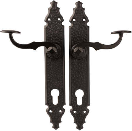Armaturi, fundatii si produse metalurgice - Manere Rustic B EvoTools porti 90 mm | PT Vest