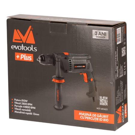 Masina gaurit percutie EvoTools ID810 810 W | PT Vest [1]