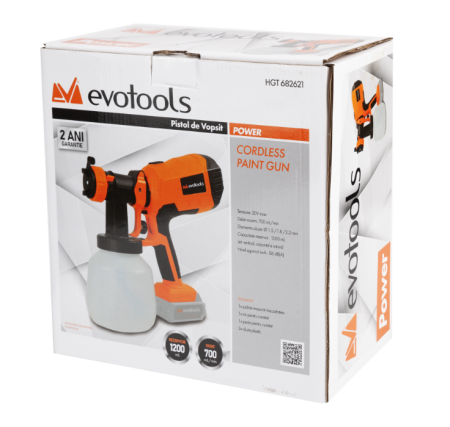 Pistol vopsit EvoTools MAX 20V | PT Vest [1]