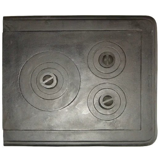 Casa si Menaj - Plită fontă pentru sobă cu ramă, 720 x 610 mm | PT Vest