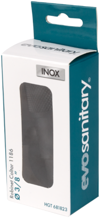 Robinet coltar EvoSanitary inox negru 3/4 | PT Vest [1]