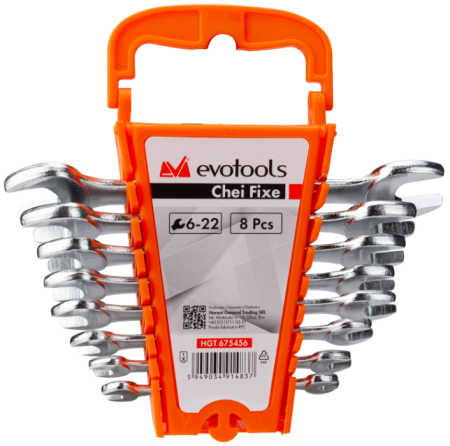 Set 8 chei fixe EvoTools 6–22 mm | PT Vest [1]