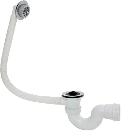 Obiecte sanitare - Sifon cada EvoSanitary 40x70 mm cu preaplin | PT Vest