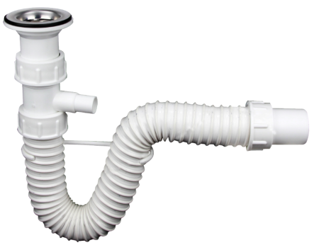 Obiecte sanitare - Sifon EvoSanitary chiuveta cu racord masina spalat | PT Vest