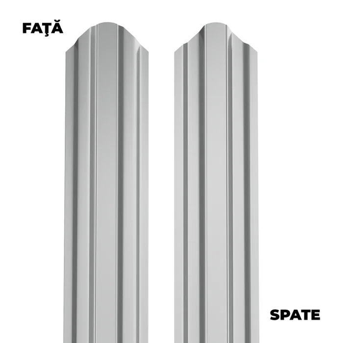 Armaturi, fundatii si produse metalurgice - Șipcă metalică gard Aluzinc 1700 x 0,5 mm | PT Vest