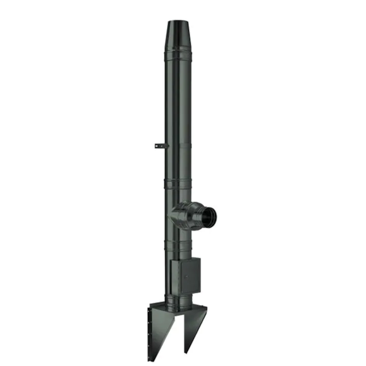 Acoperisuri - Coș Fum Schiedel PERMETER D200, 5 m, Racord 90° | PT Vest