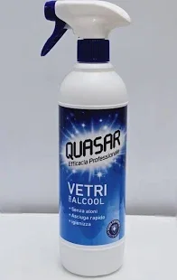Casa si Menaj - Solutie Curatare Geamuri cu Alcool Quasar 580 ml | PTVest