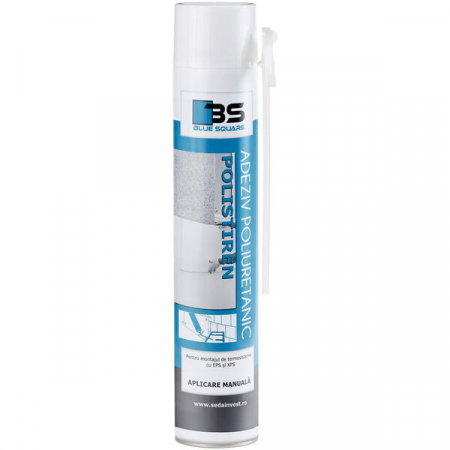 Spume izolare - Spumă Poliuretanică Blue Square cu Pai, 650 ml | PT Vest