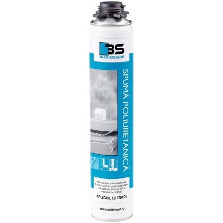 Spume izolare - Spumă Poliuretanică Blue Square Pistol, 750 ml | PT Vest