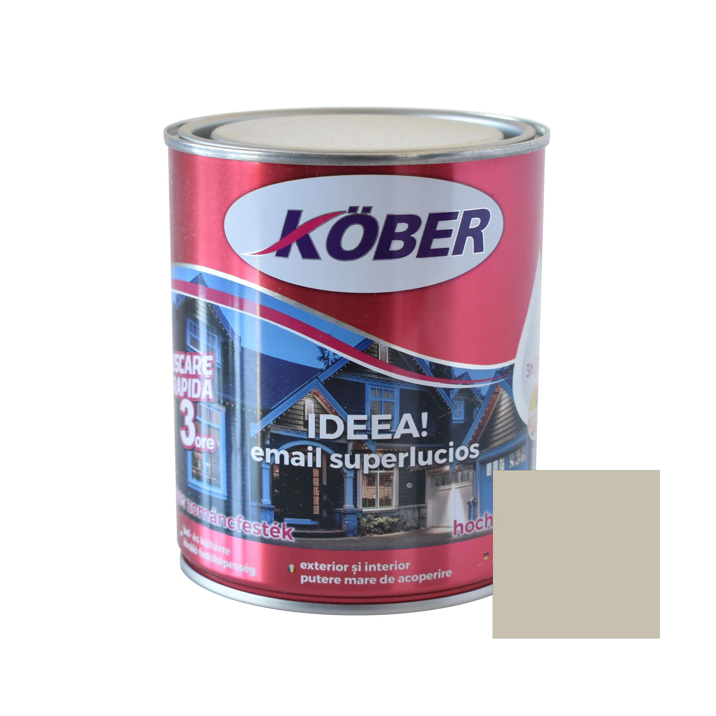 Vopsele pentru lemn si metal - Vopsea Kober Ideea Crem Pal 0,75 L | PT Vest