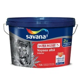 Vopsea si tencuieli decorative - Vopsea Savana Ultra Rezist Alb, 8,5 L | PT Vest