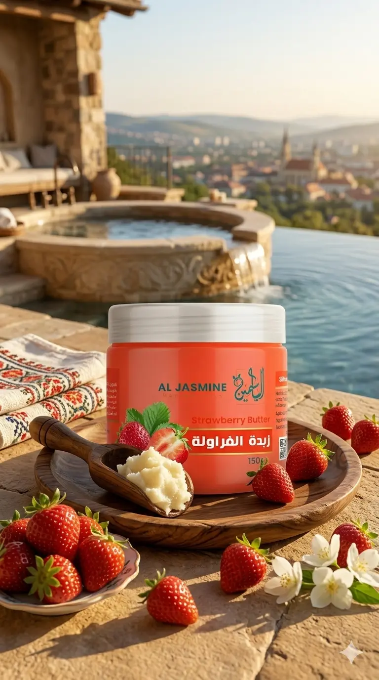 Transforma Ingrijirea Pielii intr-un Ritual Egiptean: Secretul Untului de Shea cu Capsune