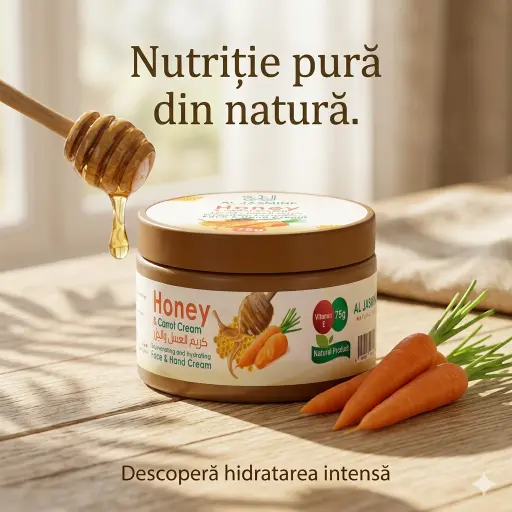 Crema de fata si de corp cu extract de morcovi si miere 75G [4]
