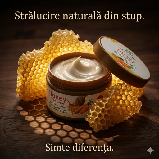 Crema de fata si de corp cu extract de morcovi si miere 75G [3]