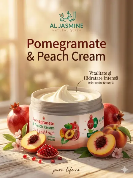 Cremă Rodie & Piersică – Piele Luminoasă & Vitaminizată | Pure Life [2]