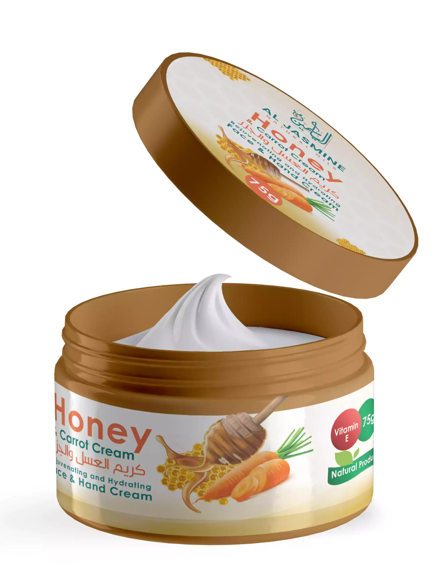 Toate produsele - Crema de fata si de corp cu extract de morcovi si miere 75G