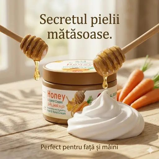 Crema de fata si de corp cu extract de morcovi si miere 75G [1]