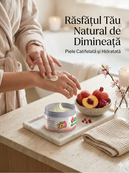 Toate produsele - Cremă Rodie & Piersică – Piele Luminoasă & Vitaminizată | Pure Life