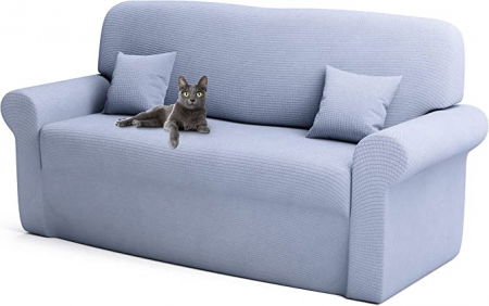 Mobilă și Mobilier - Husă de canapea de înaltă calitate, 2 locuri, culoare albastru