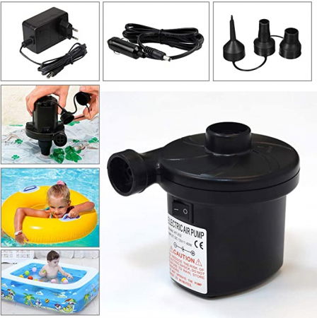 Mobilă și Mobilier - Pompa de aer, 3 duze de aer pentru saltea gonflabila, perna, pat, barca
